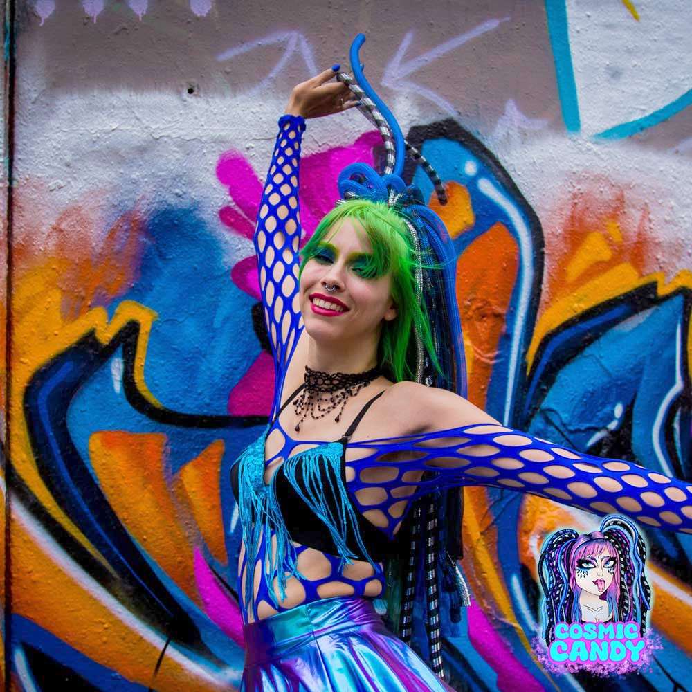 Cosmic Candy - Primairy Colours Cyberfalls Cyberlocks - Bleu/Noir